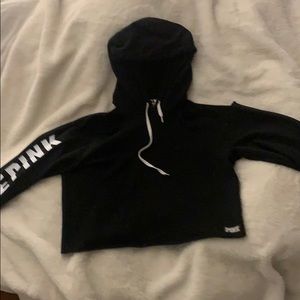 PINK black sweatshirt